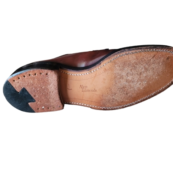 Allen Edmonds Shell Cordovan Leather Leeds Derby Men\'s Brown Shoes Size 7